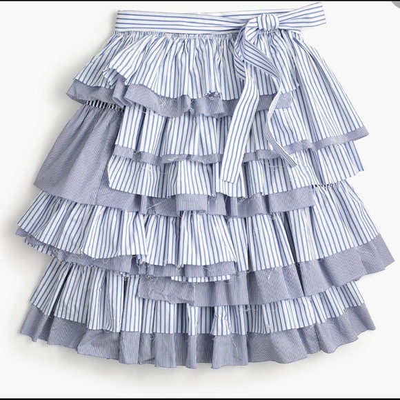 J. Crew multi-tiered skirt - Picture 1 of 10